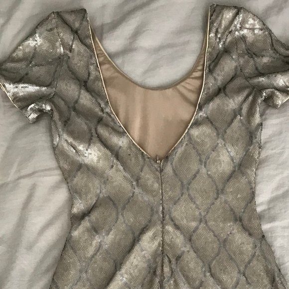 Dress The Population - Gold Sequin Dress - Picture 4 of 5